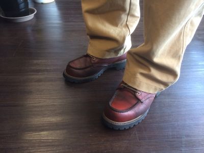 RED WING アイリッシュセッターのクリーニング＆保革｜お手入れ事例