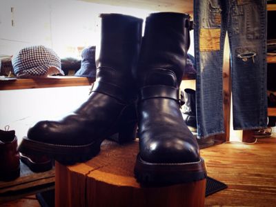 RED WING エンジニアブーツのリウェルト＆ダブルステッチ｜カスタム事例