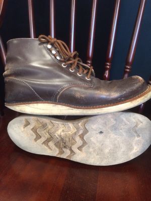 RED WINGをVibram 4014でオールソール交換｜修理事例