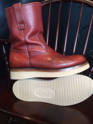 CEDAR CRESTペコスブーツをVibram 2021でカスタム｜修理事例