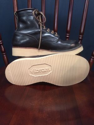 HATHORNブーツをVibram 2021でオールソール交換｜修理事例