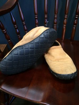 Nike Air Mocの靴底再接着・かかと補強｜スニーカー修理事例