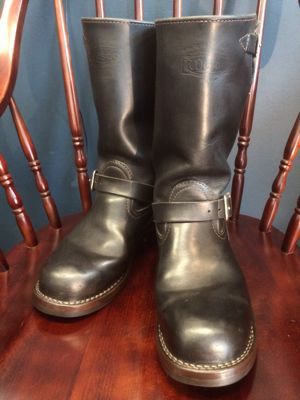 WESCO BOSSのヒール交換・コバ仕上げ直し｜修理事例