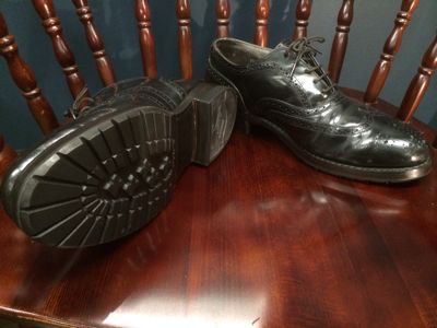 紳士靴をVibram 2333ハーフソール仕様へカスタム｜修理事例