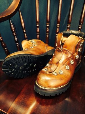 RED WING マウンテンブーツを軽量ソールへ交換｜修理事例