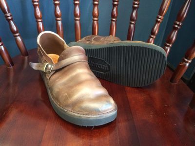 AURORA SHOES ミドルイングリッシュのオールソール交換｜修理事例