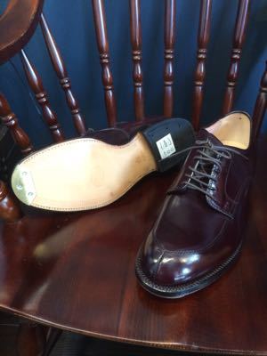 ALDEN 新品靴につま先ビンテージスチール取付｜修理事例