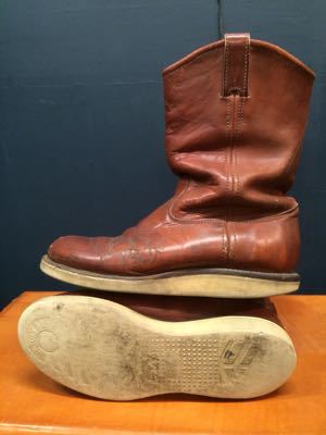 Chippewa ペコスブーツをVibram 100へオールソール交換｜修理事例