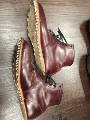 RED WING ベックマンをリッジウェイソールへ交換｜修理事例