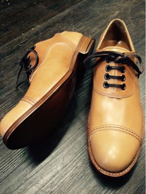 chausser コードバンシューズのビンテージスチール｜修理事例