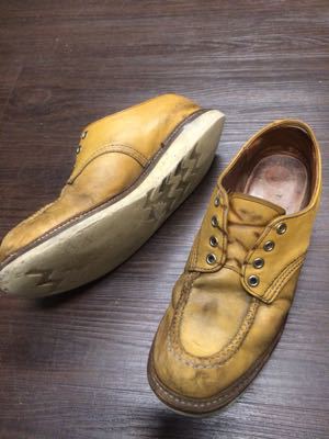 RED WINGをVibram #100仕様でオールソール交換｜修理事例
