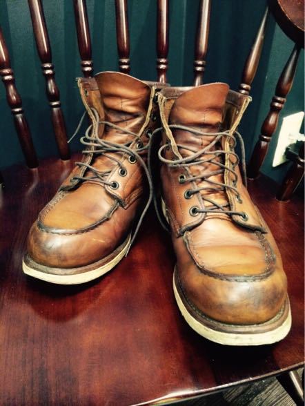 RED WING 875をVibram #100 F&Iでオールソール｜修理事例