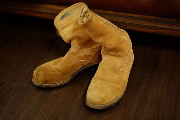 Chippewa エンジニアブーツの洗浄・型直し｜修理事例