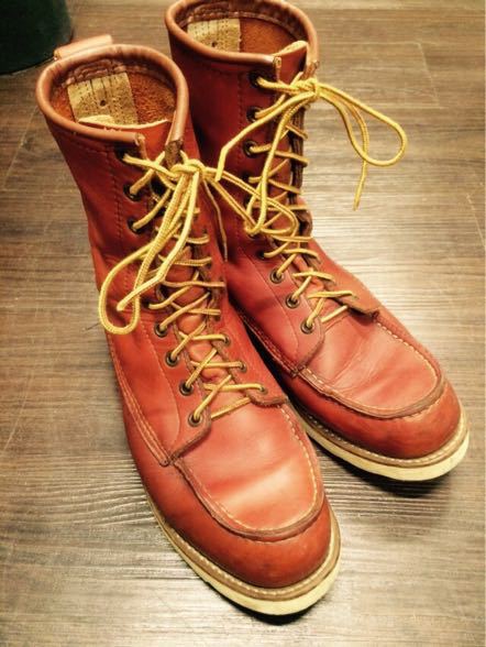 RED WING 877の保湿・靴磨き｜修理事例