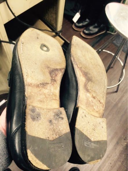 Salvatore Ferragamoローファーのレザーオールソール｜修理事例