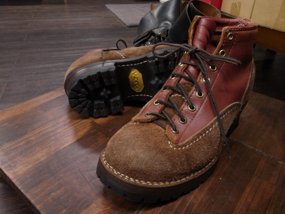 White's Smoke JumperのVibram #100ヒール交換 2