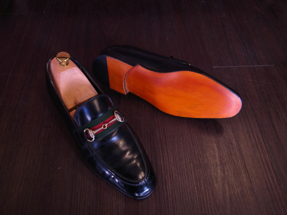 GUCCI ローファーのレザーオールソール 2
