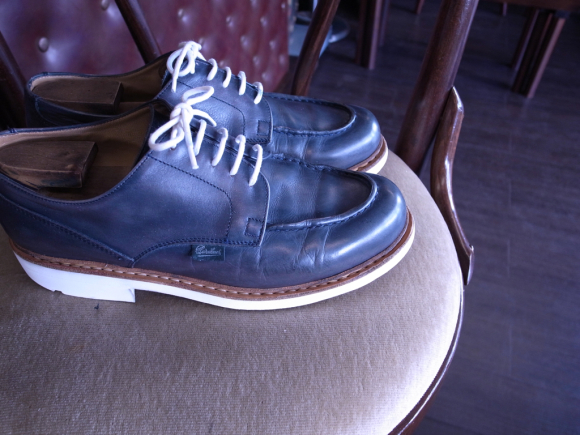 Paraboot 乾燥した革の保湿と靴磨き 2