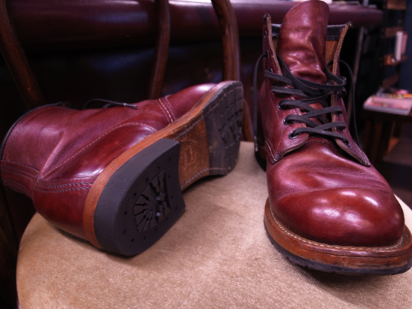RED WING ベックマンのVibram #430ヒール交換 2