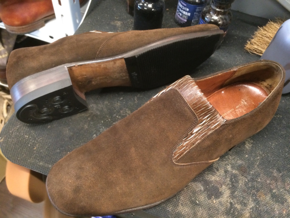 BARKER ハーフラバー・ヒールゴム交換 2
