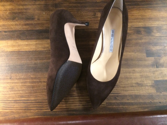 PELLICO パンプスのハーフラバー補強 2