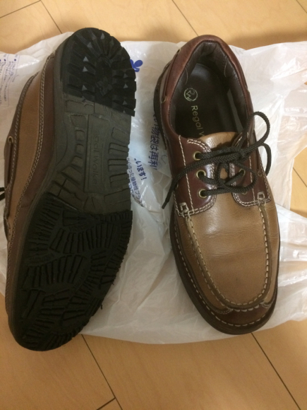 REGAL メンズシューズのソール補修 2
