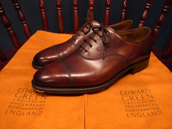EDWARD GREEN つま先にビンテージスチール取付 3