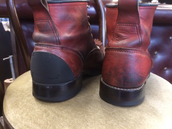 RED WING ハーフラバー張り替え 2