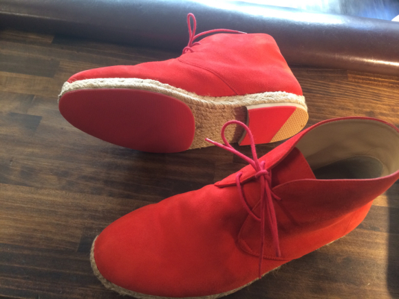 Christian Louboutin レッドソール補強 3