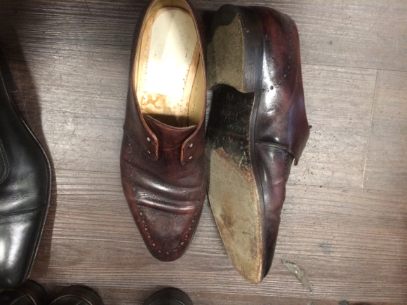 Berluti オールソール交換と構造変更 1
