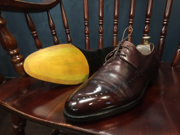 Berluti オールソール交換と構造変更 2