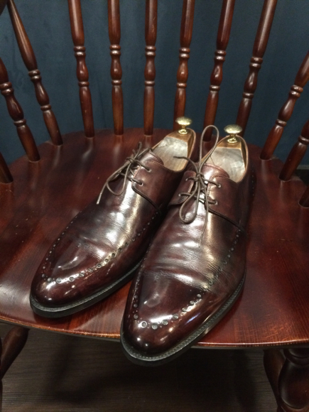 Berluti オールソール交換と構造変更 3