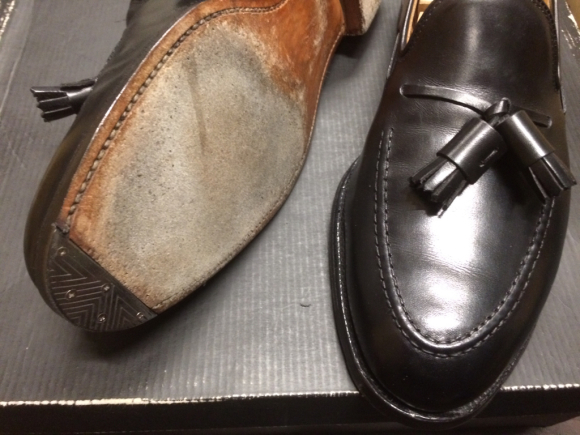 Crockett & Jones ビンテージスチール交換 3