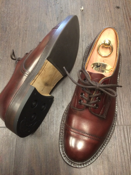 Tricker's ヒールゴム交換 2