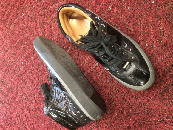JIMMY CHOO ジミーチュウ スニーカー かかとのすり減り修理 2