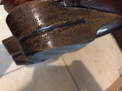 dansko ダンスコ ソール・かかと修理 2