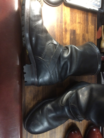 Chippewa チペワ エンジニアブーツ Vibram#100 ヒール交換 2