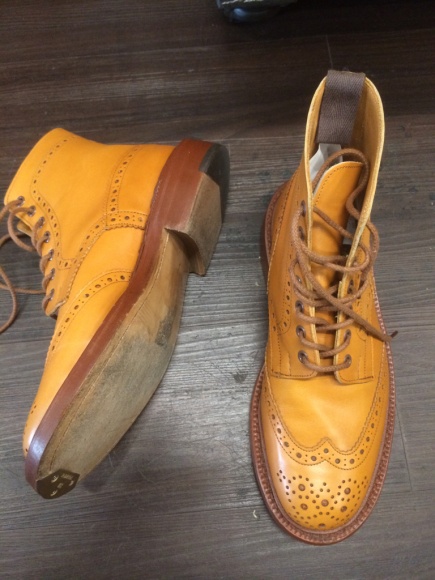 Tricker's トリッカーズ カントリーブーツ ビンテージスチール 1