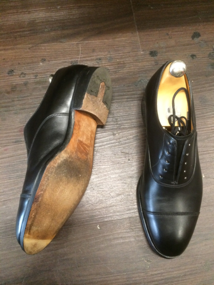 John Lobb(ジョンロブ)つま先革あて 修理 1