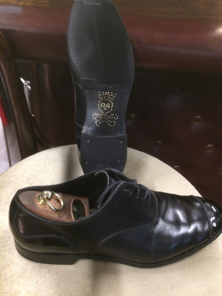 BARKER BLACK バーカーブラック ヒールリフト ハーフラバー 修理 2
