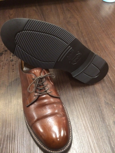 ALDEN オールデン オールソール修理 Vibramガムライトソール 2