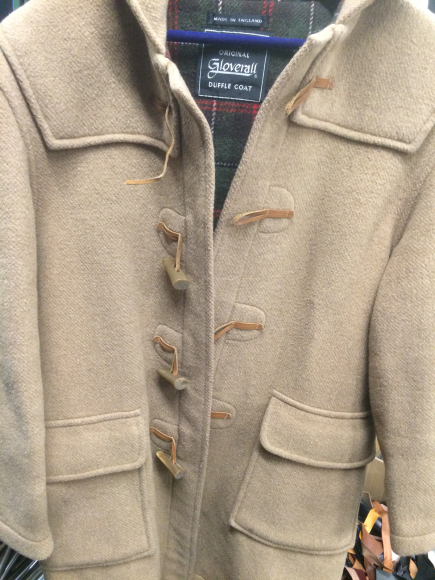 Glovrall グローバーオール ダッフルコート トグル、革紐修理 1