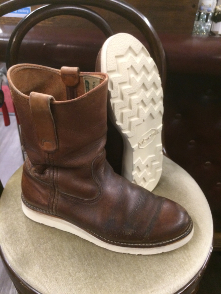 REDWING レッドウイング ペコスブーツ オールソール修理 1