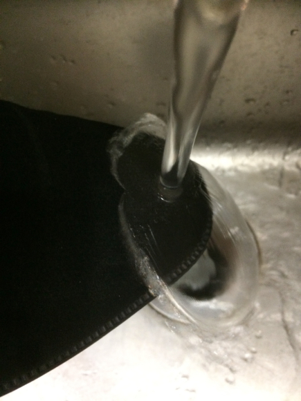 スウェード靴の撥水加工 4