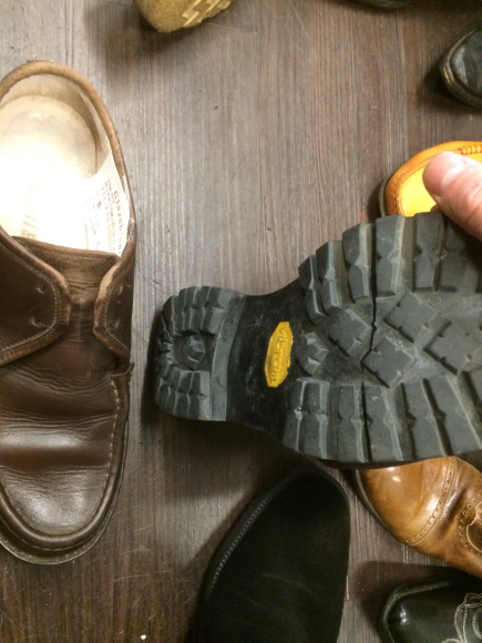 Vibram #132 →Vibram #148 張替え 1