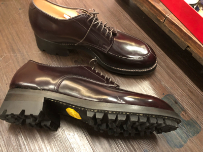 ALDEN オールデン Vチップオールソール修理 Vibram#100 2