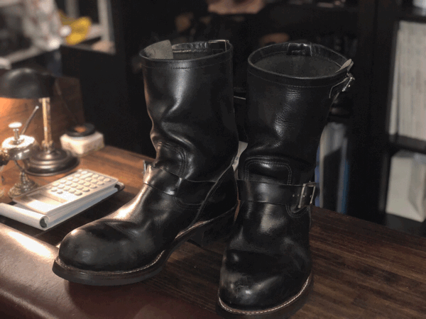 REDWING レッドウイング エンジニアブーツ オールソール修理 Vibram#430 1