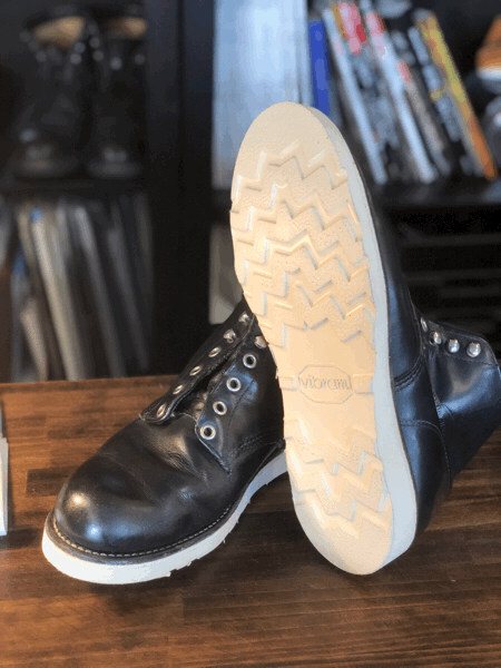 レッドウイング Vibram#4014 オールソール修理 2