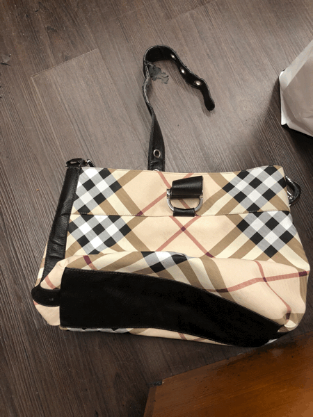 Burberry バーバリー ショルダーバッグ リメイク修理 1