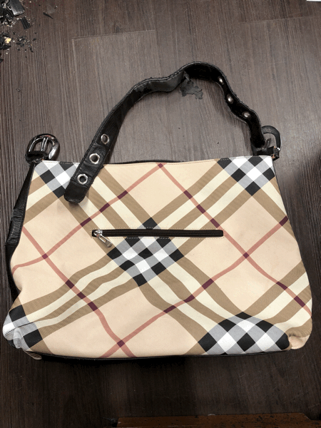 Burberry バーバリー ショルダーバッグ リメイク修理 2